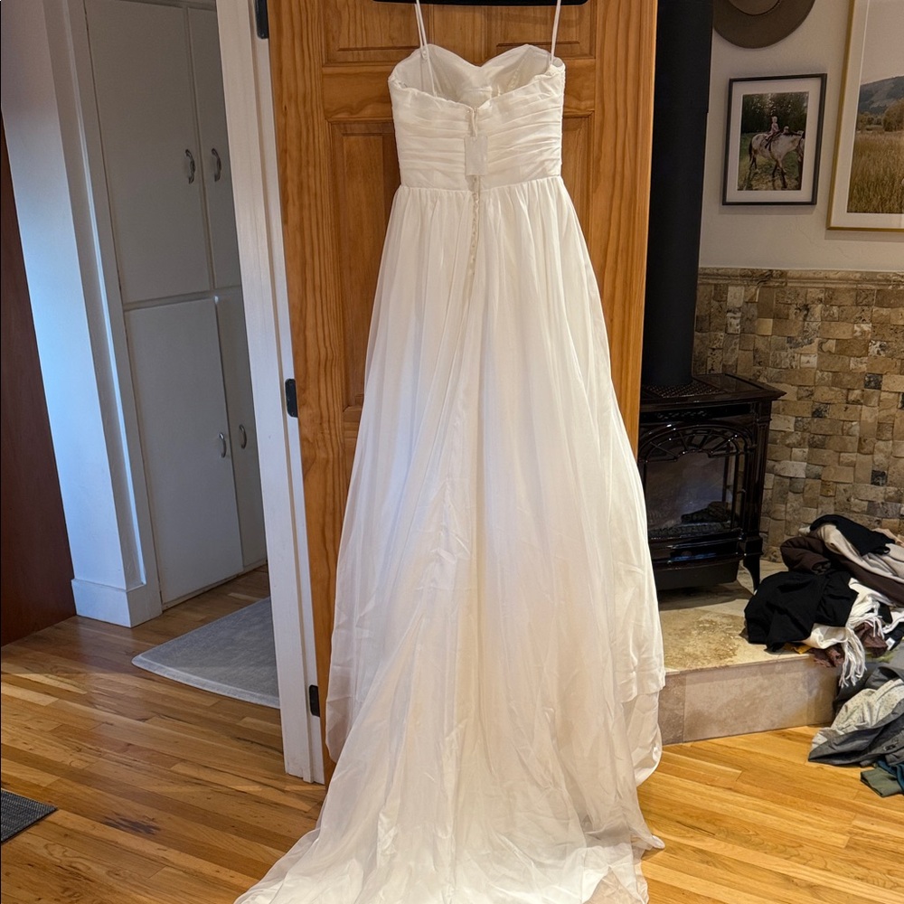 Stella York Strapless White Gown - Picture 5 of 6
